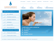 Tablet Screenshot of climavent-construct.ro